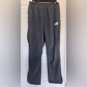 New Balance Men's Gray Athletic Pants, Size L
